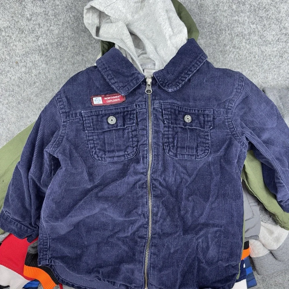 Boys 18M Jackets Hoodies Lot Of 16 Jordan Under Armour Ralph Lauren Winter Coat